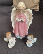 Figurki ozdobnych Aniołków 3 szt