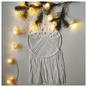 Zawieszka, makramowy aniołek, ozdoba świąteczna