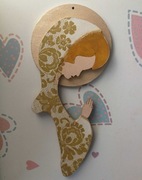 Zawieszka drewniana Maryja