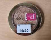 rozświetlacz złoty eveline feel the glow beach glow 02 