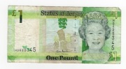 JERSEY 1 Funt banknot obiegowy