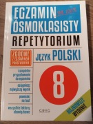 REPETYTORIUM Z JĘZYKA POLSKIEGO DLA KLAS 8 GREG
