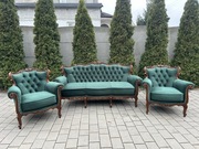 Zestaw Wypoczynkowy w stylu Ludwikowskim po renowacji