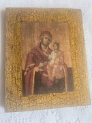 Przepiękna ikona o wymiarze 19x24 cm