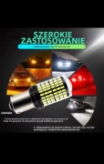 Żarówki LED Aslent BA15S P21W światła wstecznego stop CANBUS1156