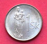 1  Korona  2002  r  -   Słowacja   Madonna z Dzieciątkiem   stan !!