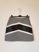 Spódnica trapezowa w kratkę Stradivarius 38 M 