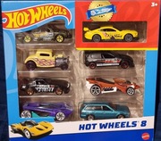 Hot wheels 8 aut, zestaw ze zdjęcia 