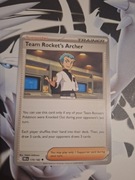 Karta Pokemon TCG Team Rocket's Archer DRI 170