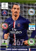 PANINI CHAMPIONS LEAGUE 2014/2015 UPDATE FANS ZLATAN IBRAHIMOVIĆ PSG UE121