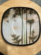 talerz na sciane japonski drzewa ptaki nippon tokusei lata 30, albo 50 xx w