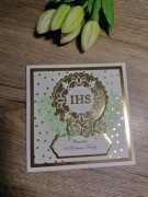 Ręcznie wykonana pamiątka komunii 