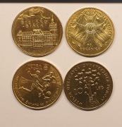 2zł cztery monety 2zł. w b.dobrym stanie