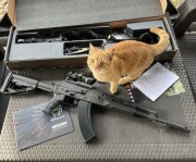 ZESTAW STALOWA Replika karabinu AK-12 AK-15 ASG LCT LCK -15 + LUNETA ACOG
