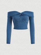 Shein bluzka długi rękaw fason dopasowany rozmiar L