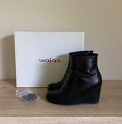 Skórzane botki Wojas ocieplane (37)