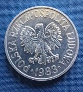 Moneta 50 groszy 1983r. Bardzo dobry stan!