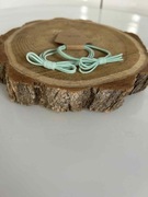 Gumka do włosów miętowa kokardka