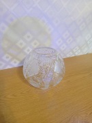 Kula, wazon, kryształ, szkło PRL