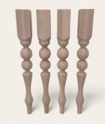 nogi do stołu noga toczona bukowa buk 75 cm toczone 