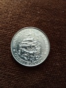ŻAGLOWIEC STATEK OKRĘT MONETA MEDAL PIĘKNA