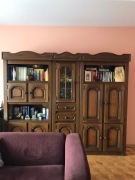 Regał dębowy w stylu holenderskim. Meblościanka.