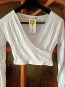 Top bolerko bluzka biała S/M