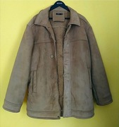 Kurtka męska zimowa F&F, rozm. XXL, kożuszek eko skóra, nowy