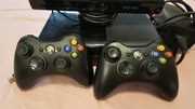 Xbox 360 250gb slim kinect 2 pady 10 gier