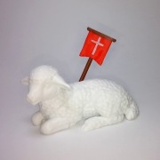 BARANEK PASCHALNY w kolorze białym (PLA) - DRUK3D