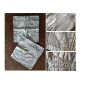 poduszka poszewka satynowa tkana zdobiona bogato złota nitka maroko haft