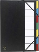 Teczka z gumką, z przegródkami A4 Exacompta