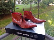 Buty kowbojskie Jeffery West skóra naturalna