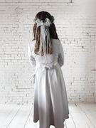 Sukienka alba komunijna cały zestaw komplet 146 152