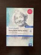 Ponad słowami 4 - Maturalne karty pracy z dziennikiem lektur