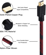 Kabel hdmi Shuliancable 2 m nowy 