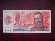 BANKNOT CZECHOSŁOWACJA 50 Koron 1987 r. seria P 79