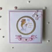 Pamiątka Pierwszej Komunii dla dziewczynki.