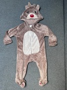 Pajacyk świąteczny renifer rudof cool club 74cm 6-9msc na święta