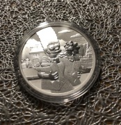 The Simpsons - Marge And Maggie, 1oz Ag