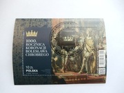 blok 391 1000 Rocznica koronacji Bolesława Chrobrego kas FDC