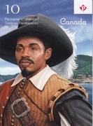 Canada Post znaczki - Mathieu Da Costa 10 szt.