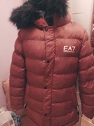 Kurtka bordo damska zimowa L Emporio Armani