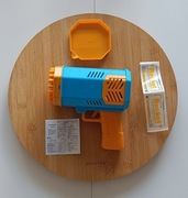 Pistolet Do Baniek Mydlanych 40 Otworów ZABAWKA BUBBLE GUN