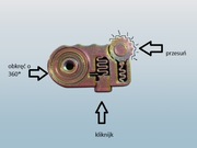 Zabawka na adhd ( klikacz wciskacz mini żyroskop)