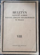 Biuletyn Głównej Komisji badania zbrodni hitlerowskicj w Polsce VIII, 1956