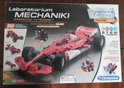 Laboratorium mechaniki Clementoni samochód wyścig.