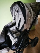 Wózek BEBETTO TITO 2w1 POMPOWANE KOŁA ZADBANY