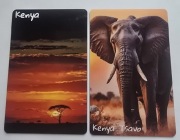 Magnes na lodówkę Afryka Kenya Tsavo Serengeti Safari Słoń. 2szt. (30) 