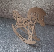 Scrapka Duży Konik na biegunach 3D - Scrapbooking